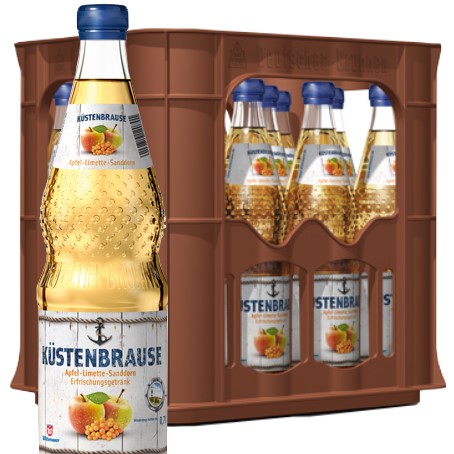 Wittenseer Küstenbrause-Limette (12/0,7 Ltr. Glas MEHRWEG)