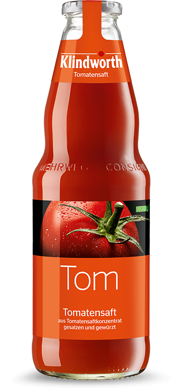 Klindworth Tomatensaft Direktsaft (6/1 Ltr. Glas MEHRWEG)