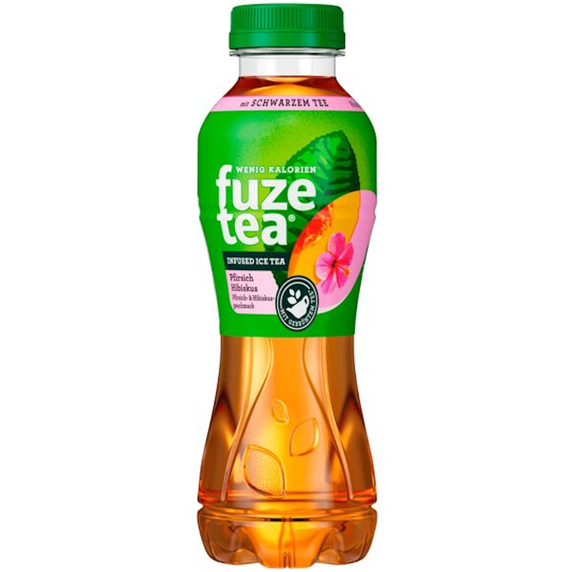 Fuze Tea Schwarzer Tee Pfirsich Hibiskus  (12/0,40 Ltr. PET EINWEG)
