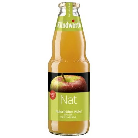 Klindworth Apfel trüb (Einzelflasche 1,0 Ltr. MEHRWEG)