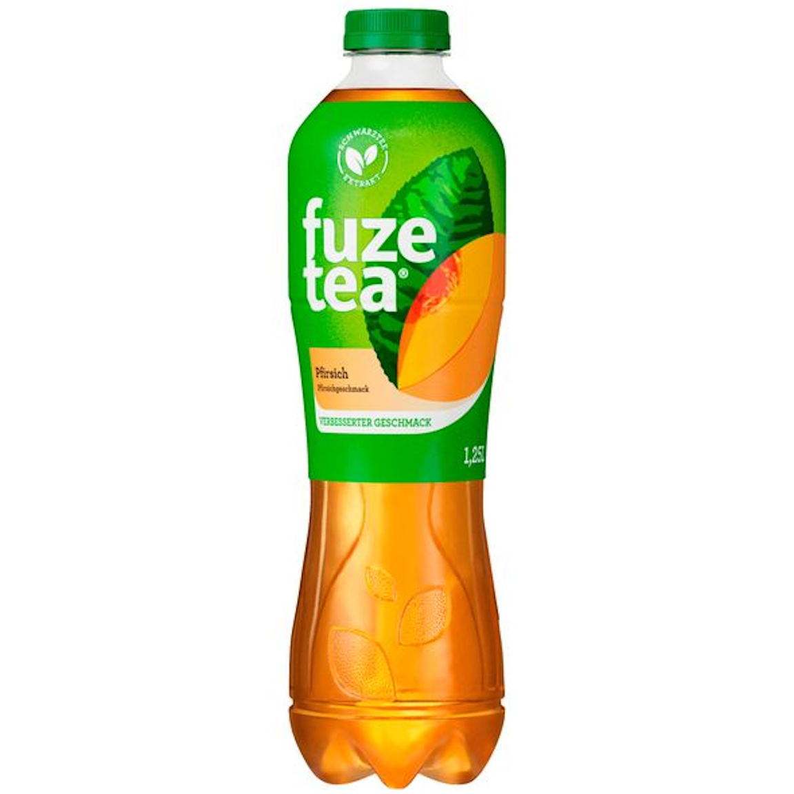 Fuze Tea Schwarzer Tee Pfirsich (6/1,25 Ltr. PET EINWEG)