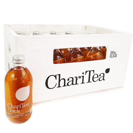ChariTea Black  (20/0,33 Ltr. Glas MEHRWEG)