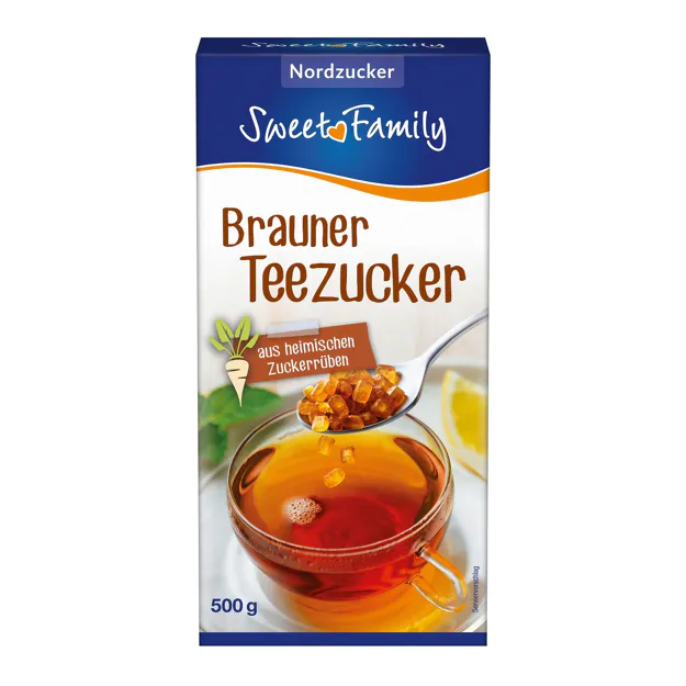 SweetFamily Brauner Teezucker (1/500 g.)