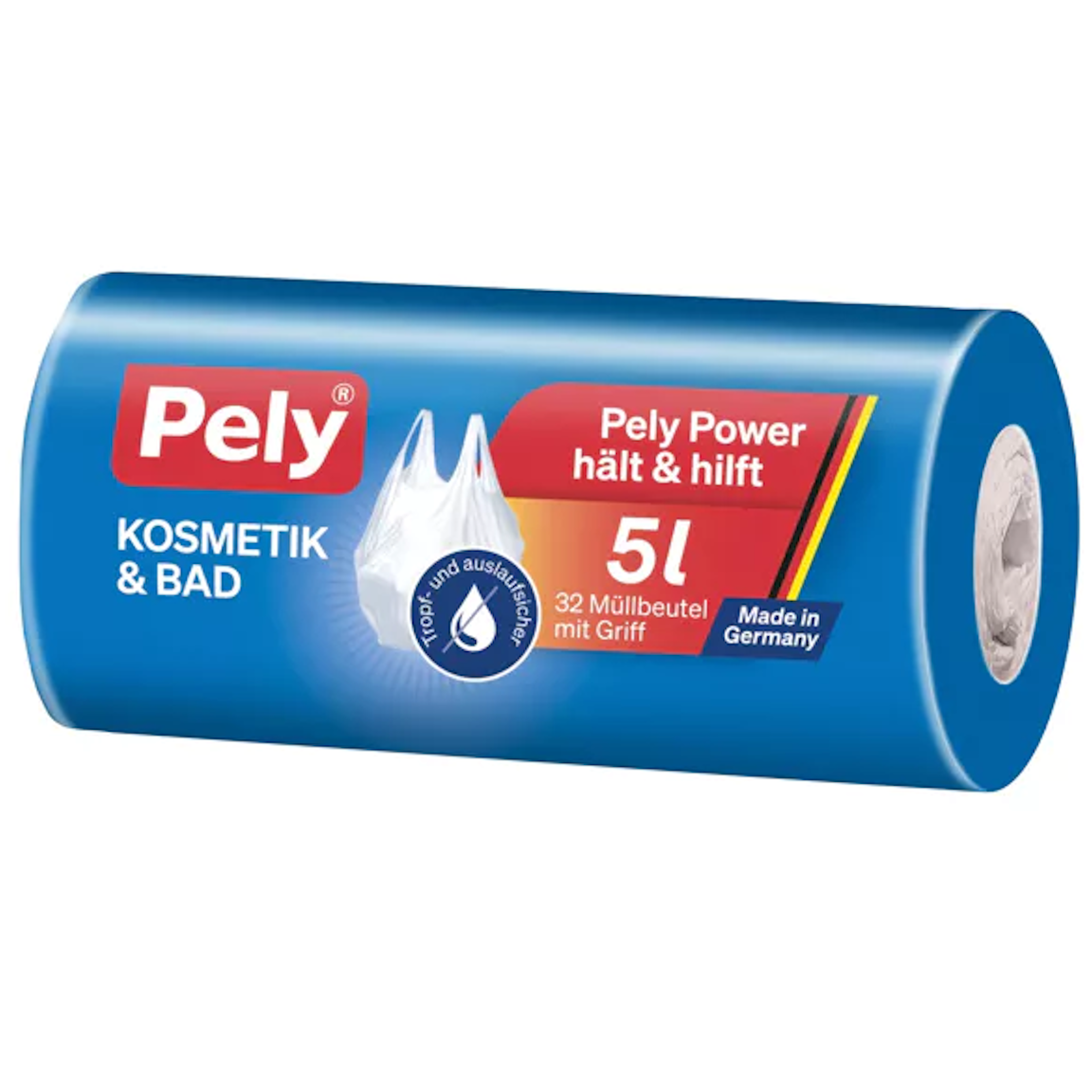 Pely Kosmetikeimer Müllbeutel 5 l Transparent (3/32 Stück)