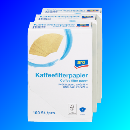 alternative Kaffeefilter braun GR.4 (100 Stück)